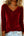 Blusa de Terciopelo Cuello Drapeado