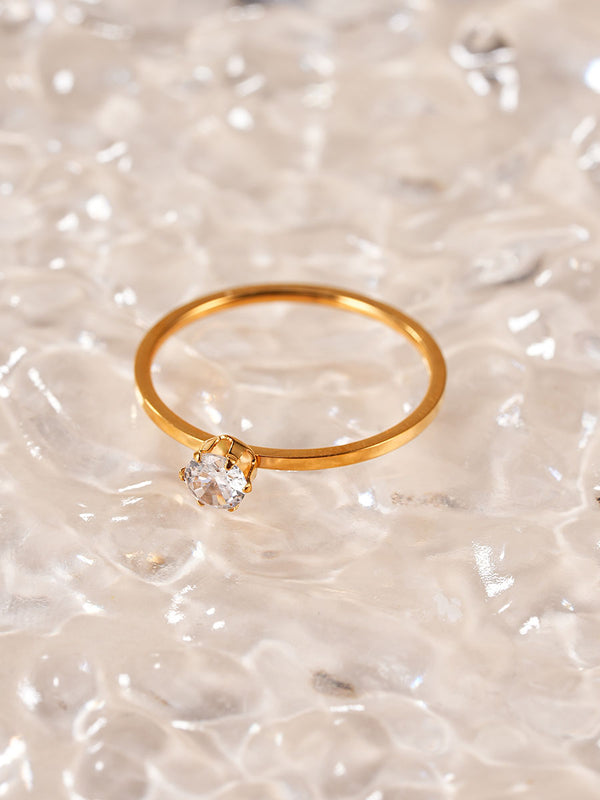 Anillo Brillante Gran Valor