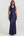 Vestido largo satinado con escote drapeado