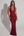 Vestido largo brillante con escote halter