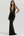 Vestido largo halter con escote pronunciado