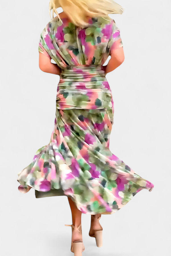 Vestido Maxi Verde Elegante