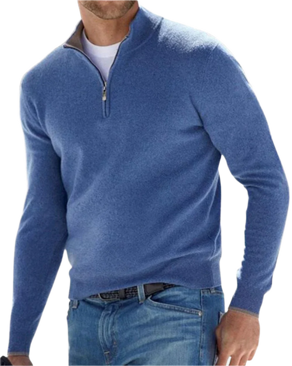 Elegante jersey con cremallera