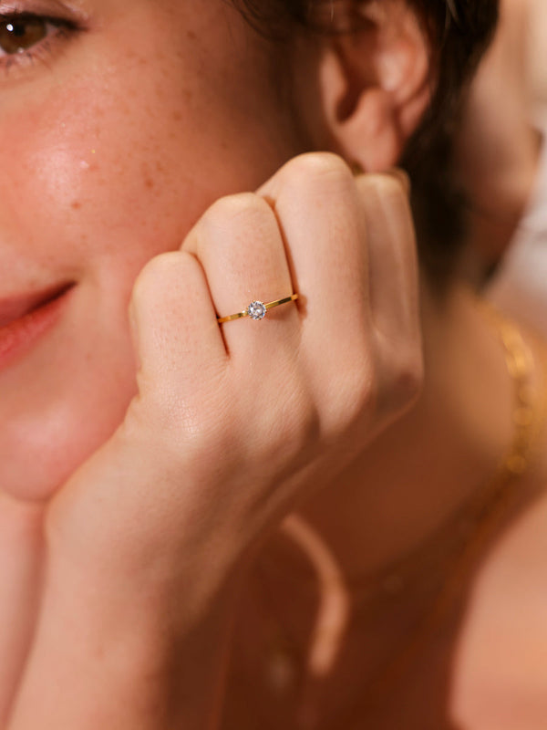 Anillo Brillante Gran Valor