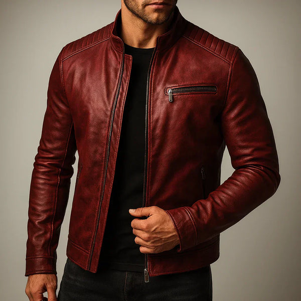 Mario™ | Chaqueta de cuero sintético