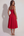 Vestido midi con corsé y falda fluida