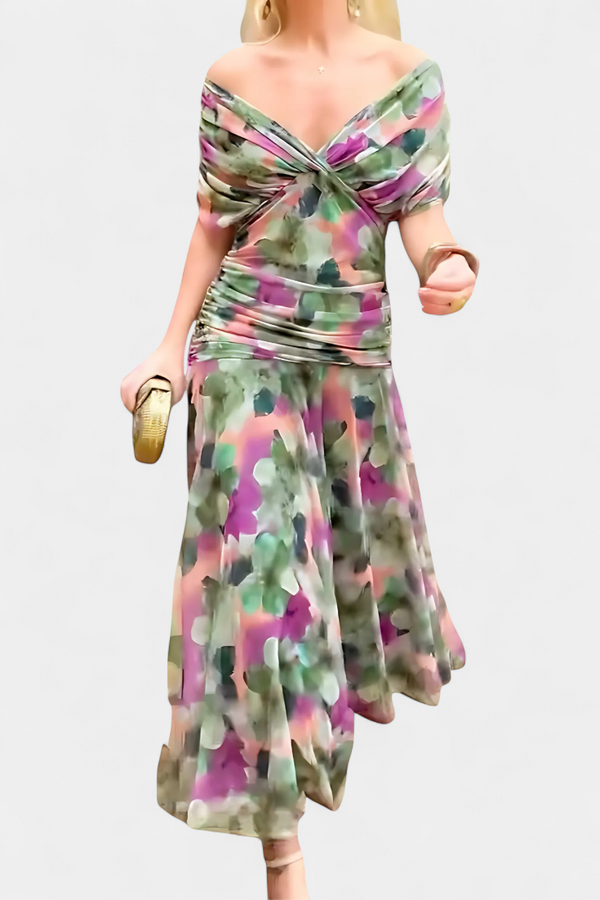 Vestido Maxi Verde Elegante