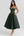 Vestido midi con corsé y falda amplia