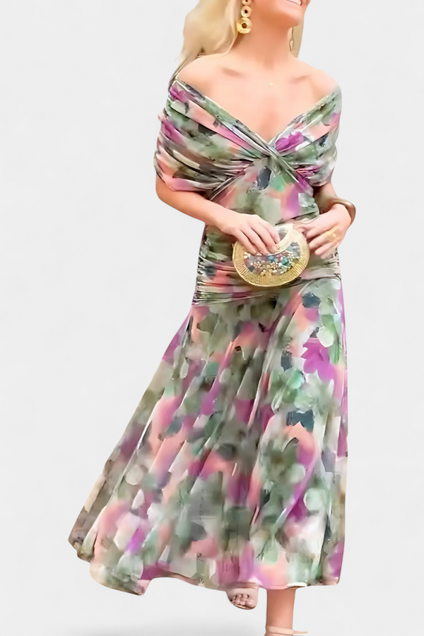 Vestido Maxi Verde Elegante