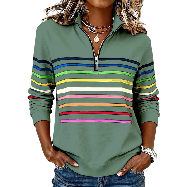 Suéter Casual Estilo Colorido
