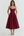 Vestido midi con corsé y falda amplia