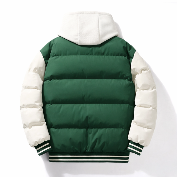 Chaqueta Elegante Acolchada con Capucha