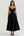 Vestido midi palabra de honor con falda amplia