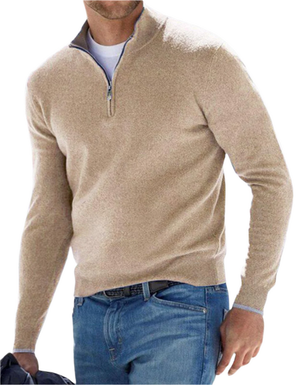 Elegante jersey con cremallera