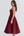 Vestido midi con corsé y falda amplia