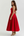 Vestido midi palabra de honor con falda amplia
