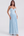Vestido largo plisado con escote palabra de honor