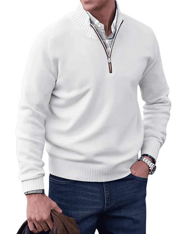 Jersey informal con cremallera