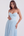 Vestido largo plisado con escote palabra de honor