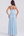 Vestido largo plisado con escote palabra de honor