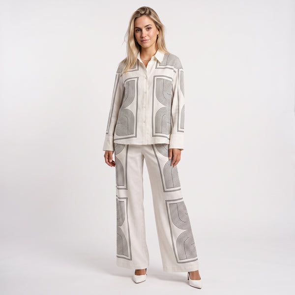 Pantalones Jude Graphic de pierna ancha