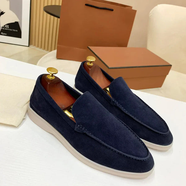 Mocasines clásicos de ante