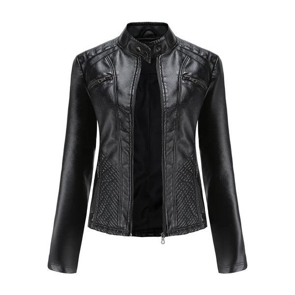 Chaqueta PU Cuero Entallada