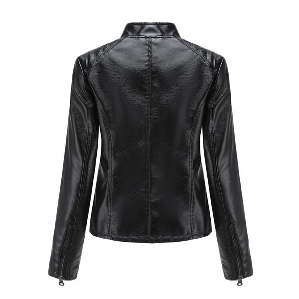 Chaqueta PU Cuero Entallada