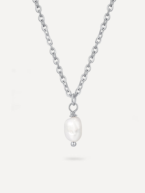 Collar Minimalista con Colgante de Perla