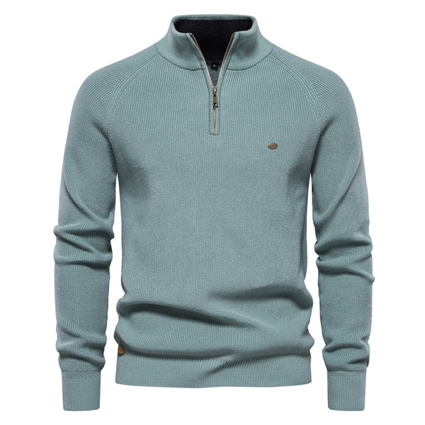 Jersey de lujo con cremallera