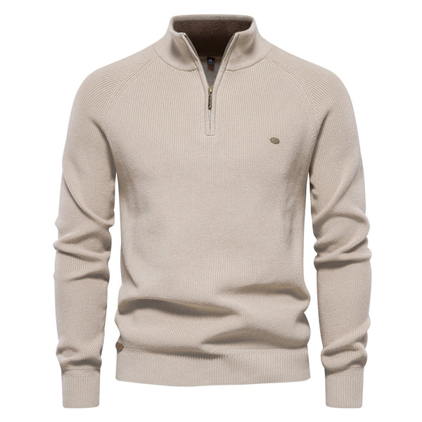 Jersey de lujo con cremallera