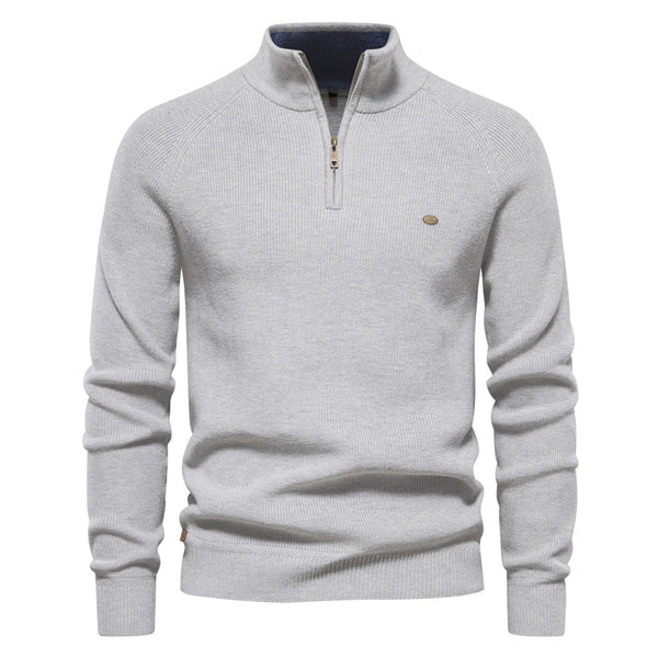 Jersey de lujo con cremallera