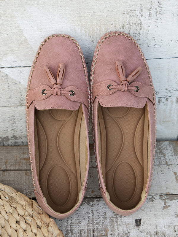 Mocasines con Lazo y Suela Flexible