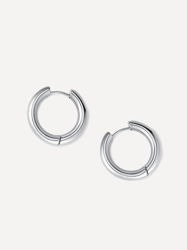 Medianos Aros Brillantes de 24 mm