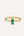 Anillo Espiral Verde Elegante