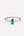 Anillo Espiral Verde Elegante