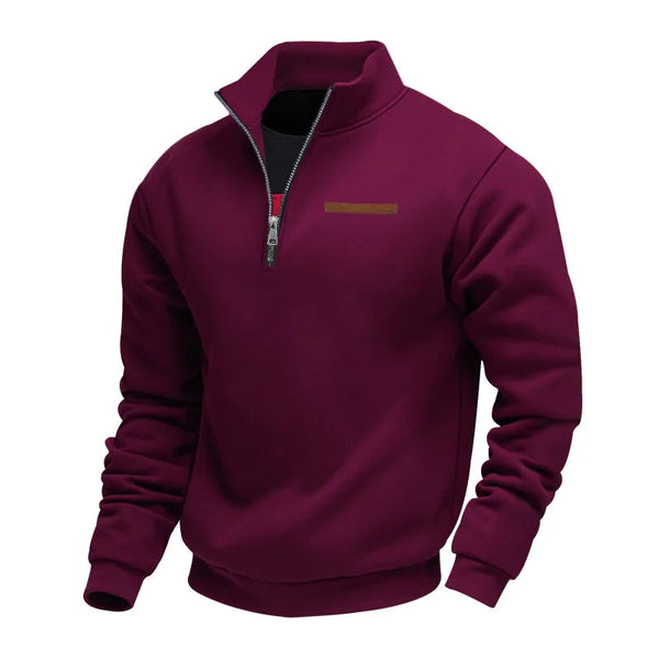 Jersey casual con cremallera