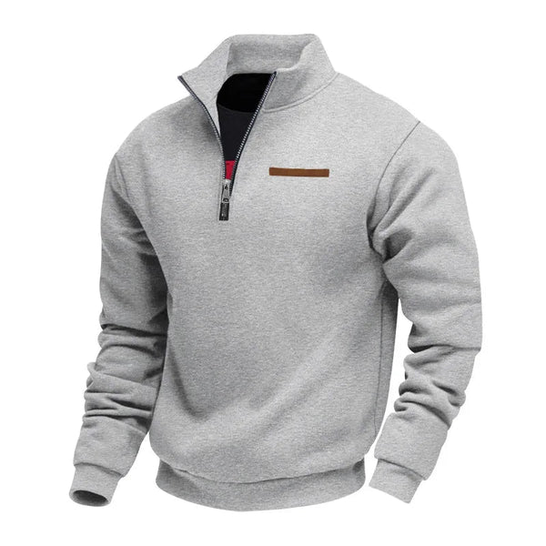 Jersey casual con cremallera