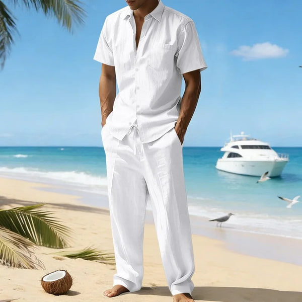 Conjunto de lino informal