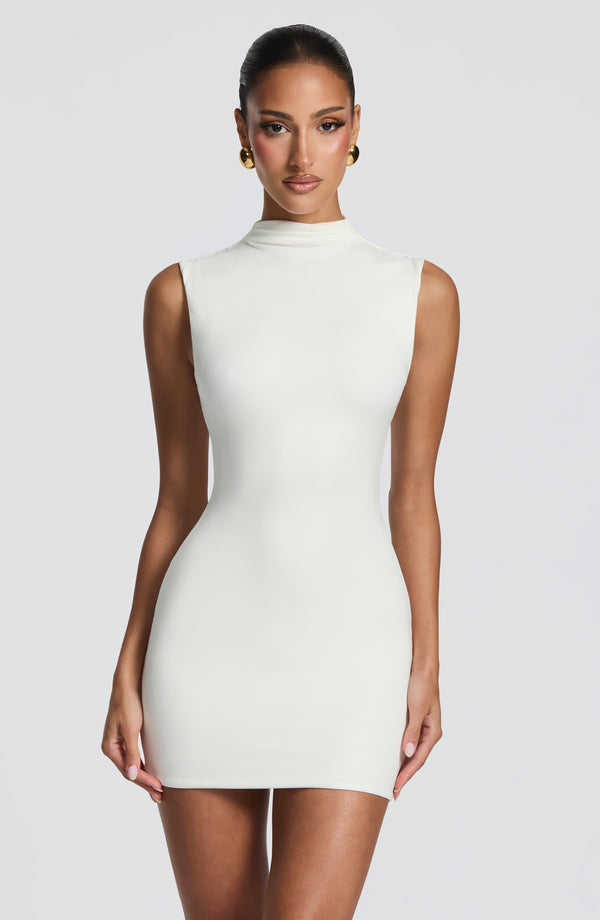 Soline | Vestido Corto Marfil