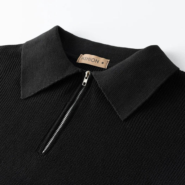 Elegante jersey con cremallera