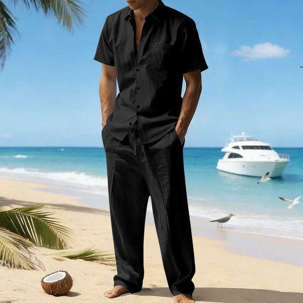 Conjunto de lino informal