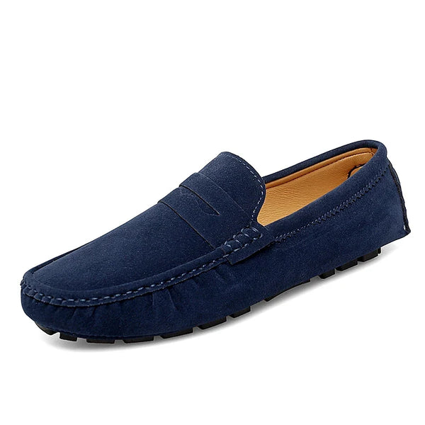 Mocasines de ante