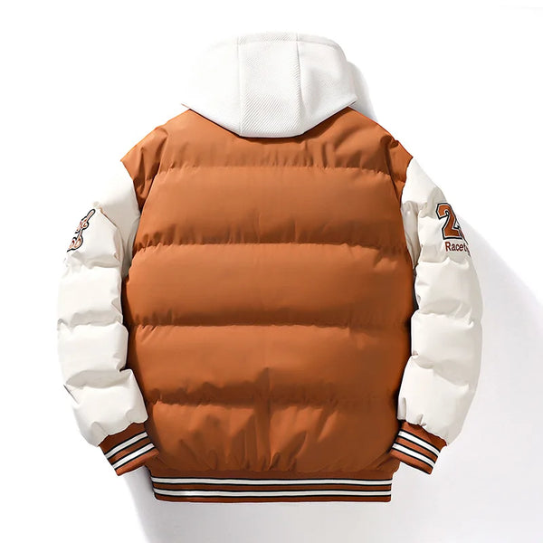 Chaqueta Elegante Acolchada con Capucha