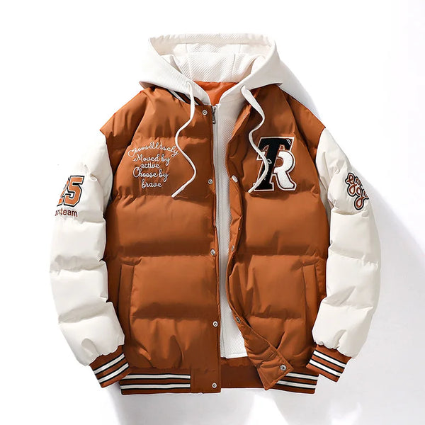 Chaqueta Elegante Acolchada con Capucha