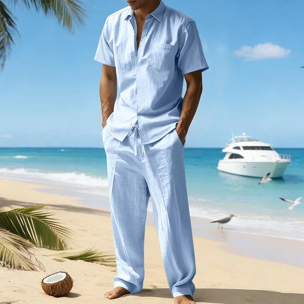 Conjunto de lino informal