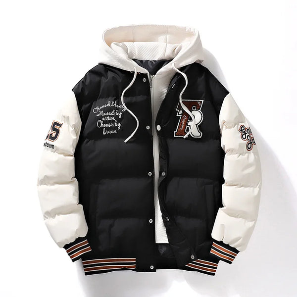 Chaqueta Elegante Acolchada con Capucha