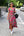 Vestido Midi Floral Rosa