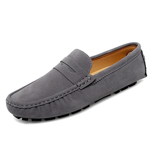 Mocasines de ante