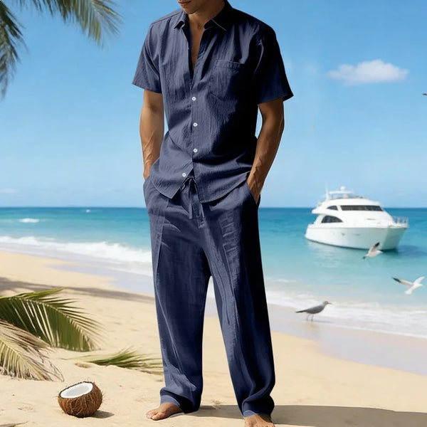 Conjunto de lino informal